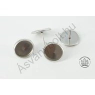 Nemesacél 12 mm beszúrós füli alap 10 db
