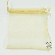 Organza tasak aranysárga 5 db