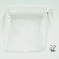 Organza tasak fehér 5 db