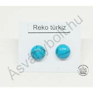 Reko türkiz 8 mm-es félgömb nemesacélos füli