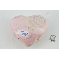 Rodokrozit szív dísztárgy 20650