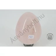 Rózsakvarc drágakő tojás 7100