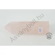 Rózsakvarc egyedi csiszolt csúcs 7180