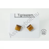 Tigrisszem kis kocka füli nemesacélon