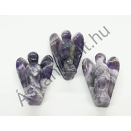 Ametiszt chevron nagy angyal figura