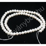 Gyöngy 5 - 6 mm gömb 1 mm furat