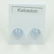 Kalcedon 8-as félgömb nemesacélos füli