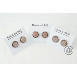 Barna holdkő 8-as füli nemesacélban
