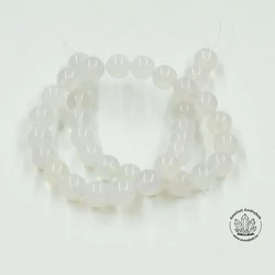Achát fehér 10 mm-es szál