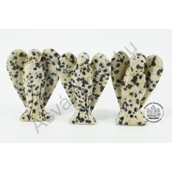 Dalmata jáspis kis angyal figura