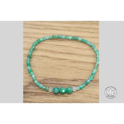 Smaragd egyedi karkötő