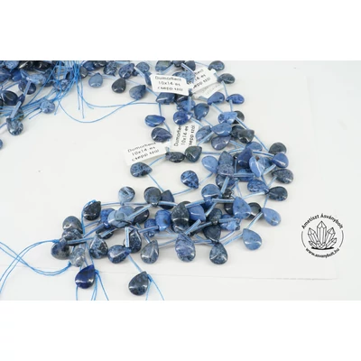 Dumortierit 10x14-es csepp szál Dumortierit 10x14-es csepp szál