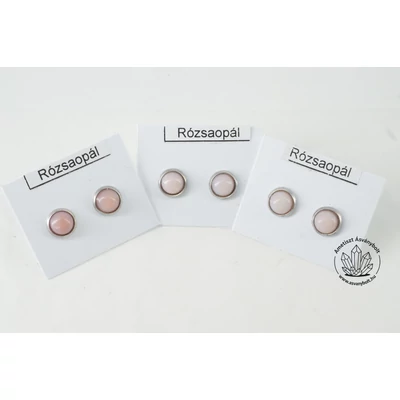 Rózsaopál 6-os füli nemesacélban