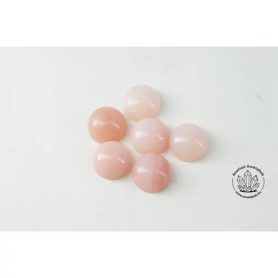 Rózsaopál extra 8 mm-es kaboson