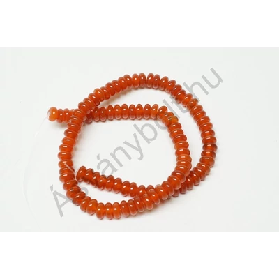 Karneol vörös 8 mm-es korong szál