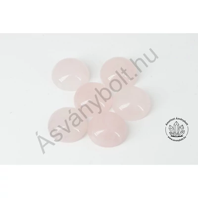 Rózsakvarc 12 mm-es kaboson