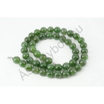 Nefrit jade 8 mm-es golyós lánc