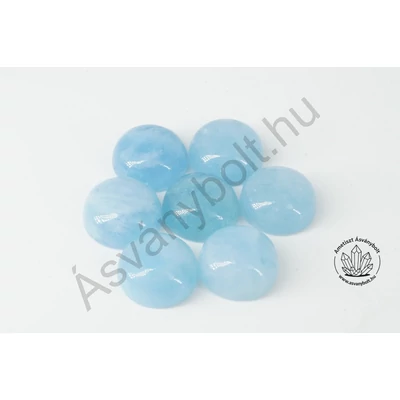 Akvamarin 12 mm-es kaboson