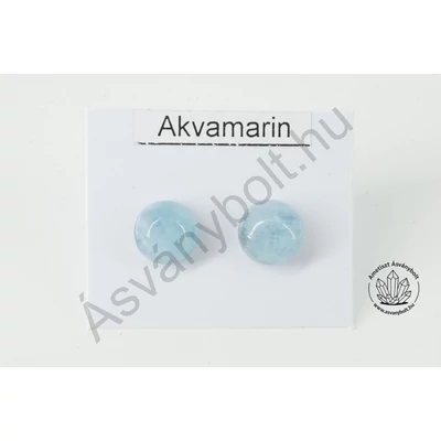 Akvamarin 8-as félgömb füli nemesacélon