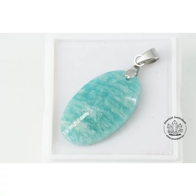 Amazonit ovális fúrt medál 4900 Amazonit ovális fúrt medál 4900