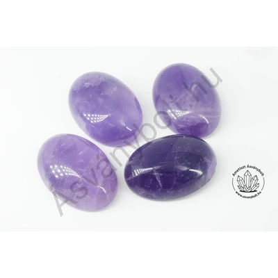 Ametiszt 13x18 mm-es kaboson