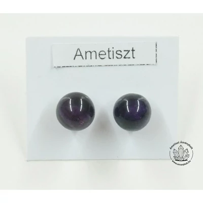 Ametiszt 8-as golyós nemesacélos füli