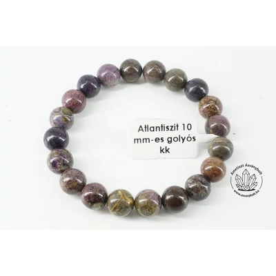 Atlantiszit 10 mm-es golyós karkötő