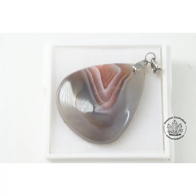 Botswana achát kis csepp medál 5660