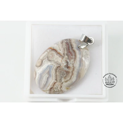 Crazy lace achát fúrt medál 11200 Crazy lace achát fúrt medál 11200