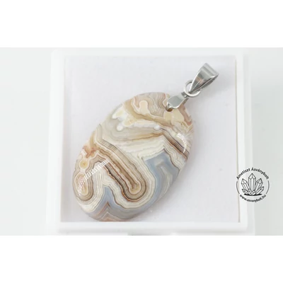 Crazy lace achát fúrt medál 9900 Crazy lace achát fúrt medál 9900