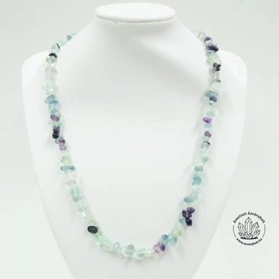Fluorit gömbölyített 50-es lánc