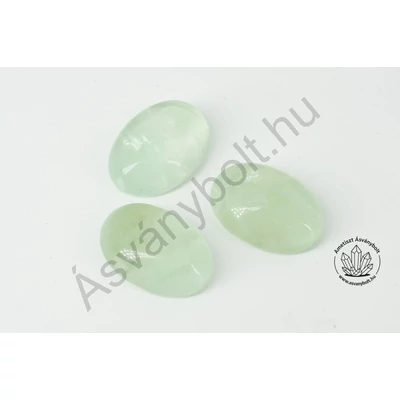 Fluorit zöld 13x18 mm-es kaboson