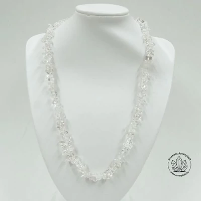 Hegyikristály 50 cm-es gömbölyített lánc