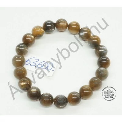 Holdkő-napkő 10 mm-es golyós karkötő 63600
