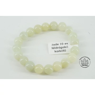 Jade kínai 10 mm-es golyós karkötő