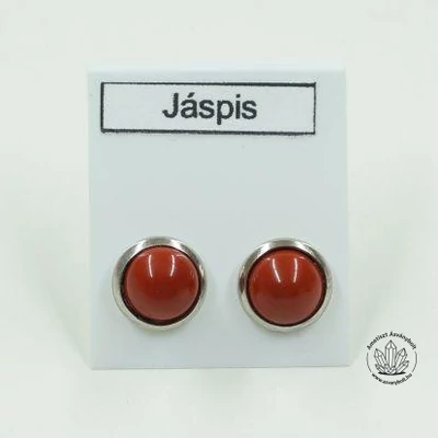 Jáspis 8-as félgömb füli nemesacélban