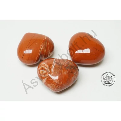 Jáspis közép szív marokkő