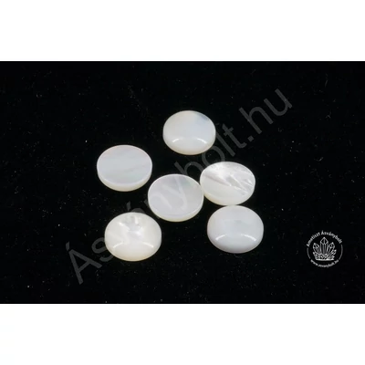 Kagylóhéj gyöngyház 10 mm-es kaboson