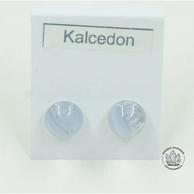 Kalcedon 8-as félgömb nemesacélos füli