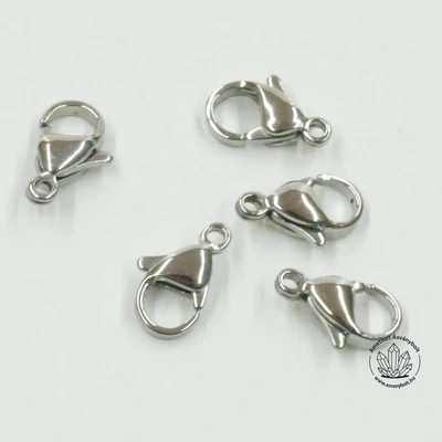 Karabíner 12 mm rozsdamentes acélból 5 db