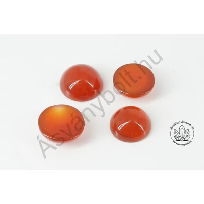 Karneol 10 mm-es kaboson
