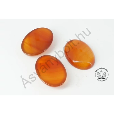 Karneol 18x25 mm-es kaboson