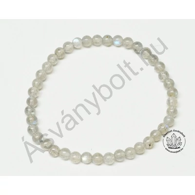 Labradorit 4 mm-es golyós karkötő