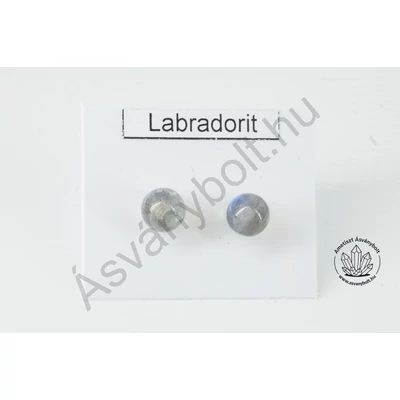 Labradorit 6-os golyós füli nemesacélon