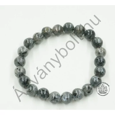Labradorit Larvikit 8 mm-es golyós karkötő