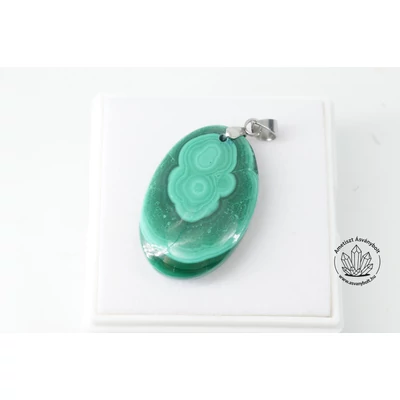 Malachit extra fúrt medál 12800
