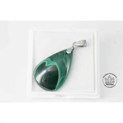 Malachit extra fúrt medál 5790