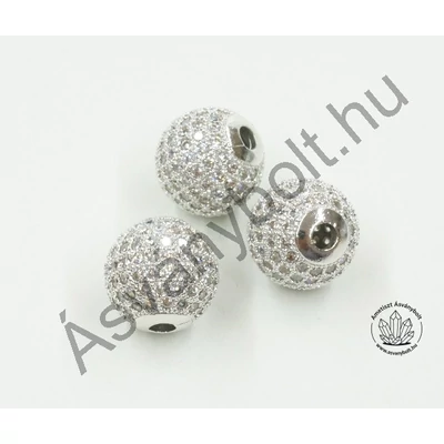 Mikrostrassz ródium 12 mm-es 879-es tipus