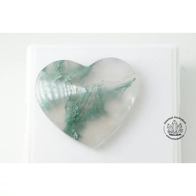 Mohaachát zöld szív kaboson 10500 Mohaachát zöld szív kaboson 10500