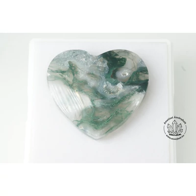 Mohaachát zöld szív kaboson 11500 Mohaachát zöld szív kaboson 11500